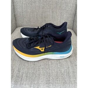 Men's Mizuno Wave Sky 9 Running Shoes Navy Size 10.5